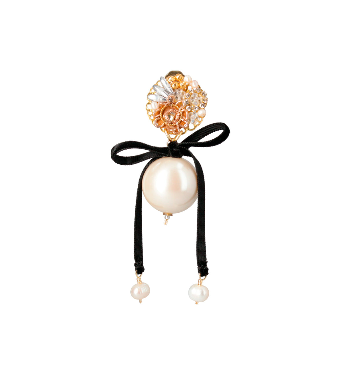Aretes Pearl Knot