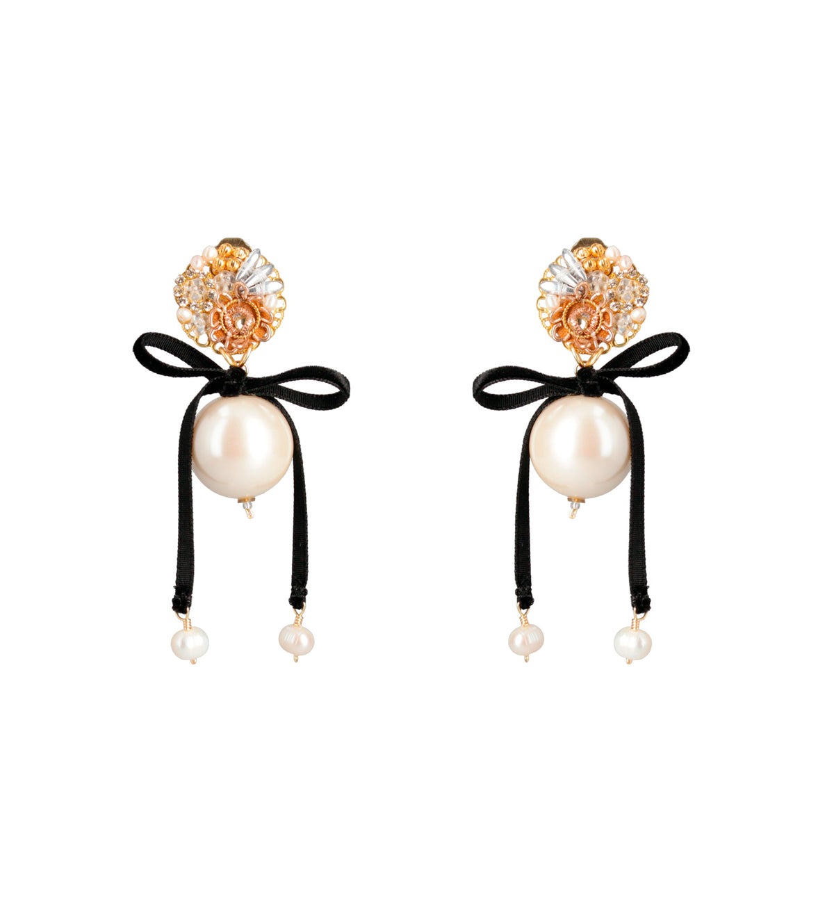 Aretes Pearl Knot