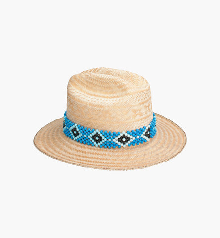 Sombrero Rombos Azul