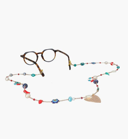 Cadena de Gafas Flores Para Siempre
