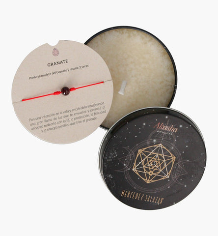 Set de Vela Cedro y Granate